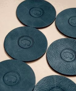 Mountain Khakis ColsenKeane Leather Coasters 6-Pack