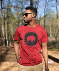 Mountain Khakis Men's Bison Patch T-Shirt