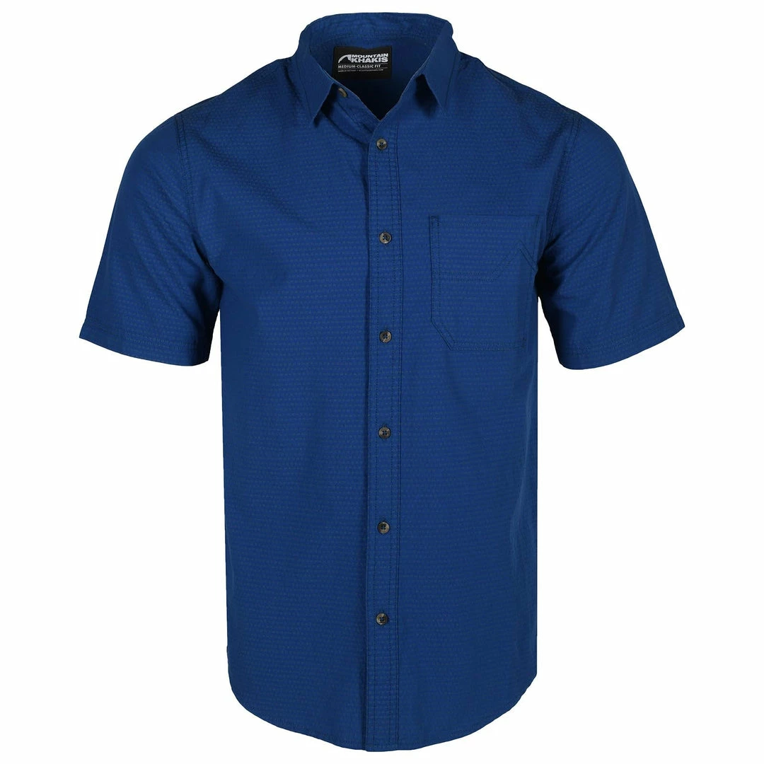 Mountain Khakis Men's Knox Dobby Short Sleeve Woven Shirt