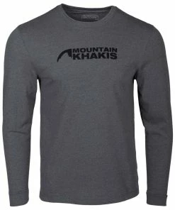 Mountain Khakis Shirts Men's Logo Long Sleeve T-Shirt