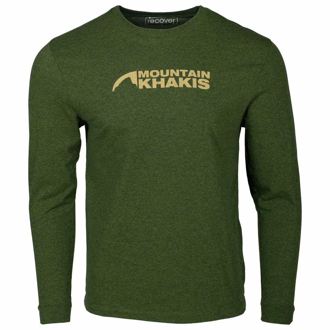 Mountain Khakis Shirts Men's Logo Long Sleeve T-Shirt