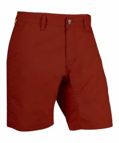 Mountain Khakis Men's Stretch Poplin Short | Relaxed Fit / Currant