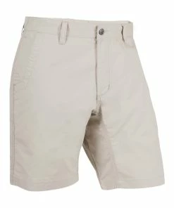 Mountain Khakis Men's Stretch Poplin Short | Classic Fit / Oatmeal