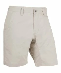 Mountain Khakis Men's Stretch Poplin Short | Relaxed Fit / Oatmeal