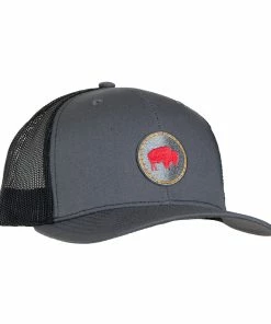 Mountain Khakis Unisex Bison Patch Trucker Hat Accessories & Gear